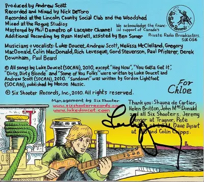 Luke Doucet And The White Falcon - Steel City Trawler-1