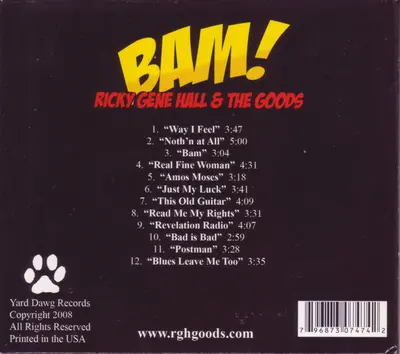 Ricky Gene Hall & The Goods - Bam!-1