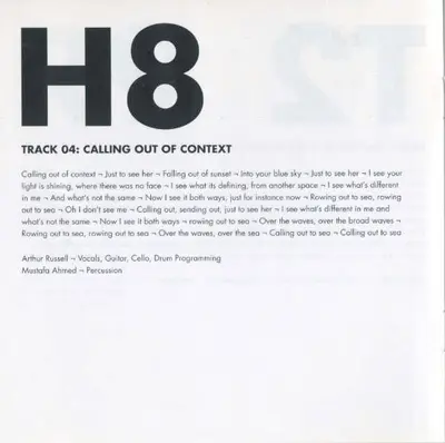 Arthur Russell - Calling Out Of Context-8