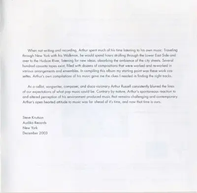 Arthur Russell - Calling Out Of Context-4
