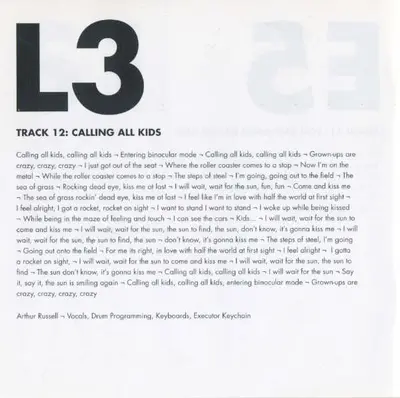 Arthur Russell - Calling Out Of Context-16