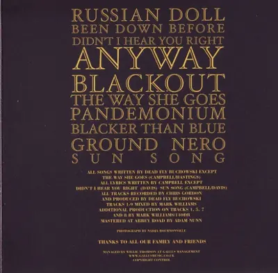 Dead Fly Buchowski - Land Of The Rough