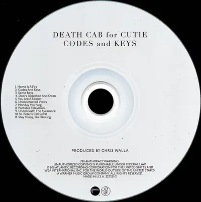 Death Cab For Cutie - Codes And Keys-2