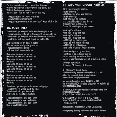 Hanson - 3 Car Garage: The Indie Recordings '95-'96-10