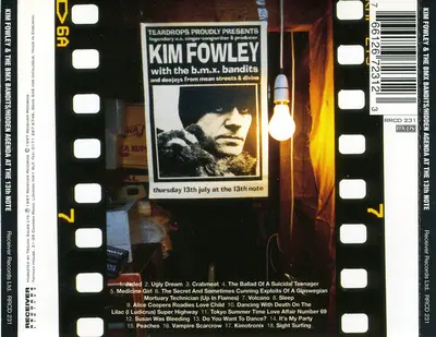 Kim Fowley And The BMX Bandits - Hidden Agenda At The 13th Note (Live)-1