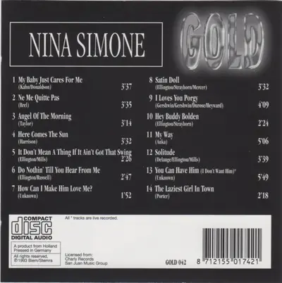 Nina Simone - Gold-1