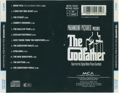 Nino Rota - The Godfather (Music From The Original Motion Picture Soundtrack)-1