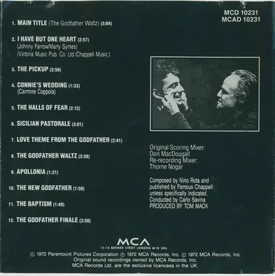 Nino Rota - The Godfather (Music From The Original Motion Picture Soundtrack)-5