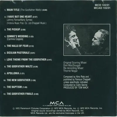 Nino Rota - The Godfather (Music From The Original Motion Picture Soundtrack)-7