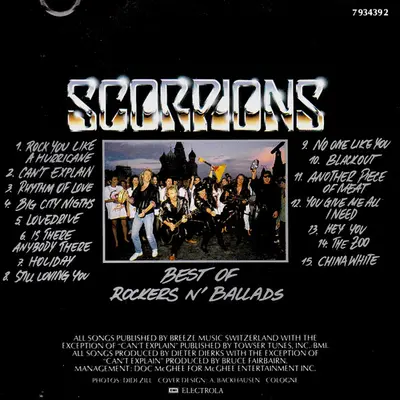 Scorpions - Best Of Rockers N' Ballads-5