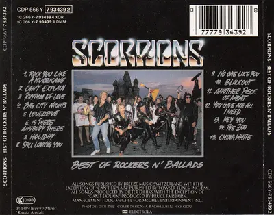 Scorpions - Best Of Rockers N' Ballads-1