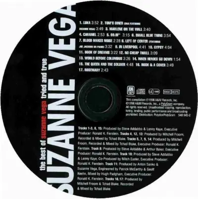 Suzanne Vega - The Best Of Suzanne Vega: Tried And True