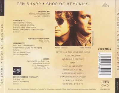 Ten Sharp - Shop Of Memories-1