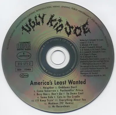Ugly Kid Joe - America's Least Wanted