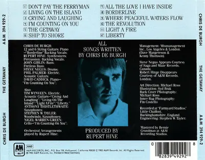 Chris de Burgh - The Getaway-1