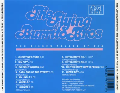The Flying Burrito Bros - The Gilded Palace Of Sin-1