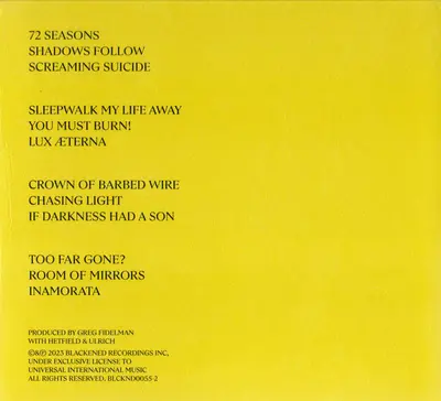 Metallica - 72 Seasons-11