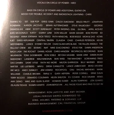 Soundgarden - Ultramega OK-11