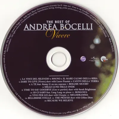 Andrea Bocelli - The Best Of Andrea Bocelli: Vivere-2