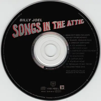 Billy Joel - Songs In The Attic-2