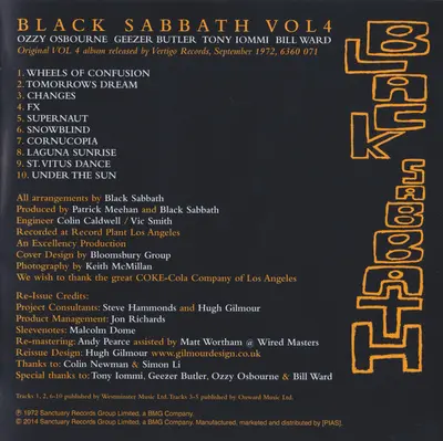 Black Sabbath - Vol 4-19
