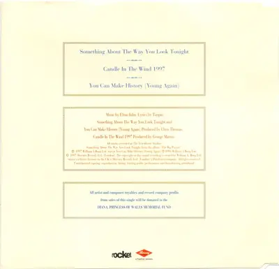 Elton John - Something About The Way You Look Tonight / Candle In The Wind 1997-2