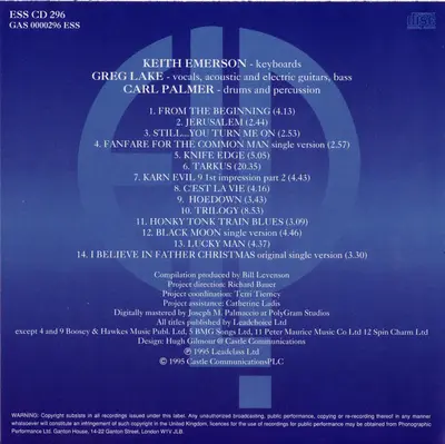 Emerson, Lake & Palmer - The Best Of Emerson, Lake & Palmer-5