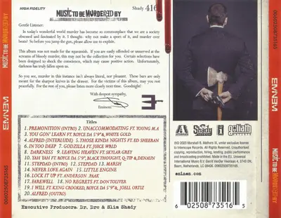 Eminem, Slim Shady - Music To Be Murdered By-1