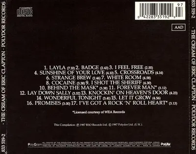 Eric Clapton - The Cream Of Clapton-1