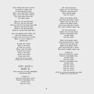 Fleetwood Mac - Tango In The Night-11