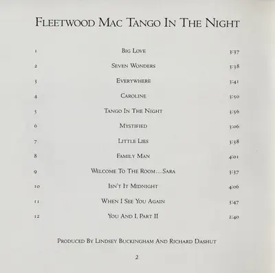 Fleetwood Mac - Tango In The Night-4