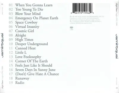 Jamiroquai - High Times (Singles 1992–2006)-1