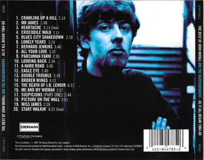 John Mayall & The Bluesbreakers - The Best Of John Mayall And The Bluesbreakers - As It All Began 1964-69-1