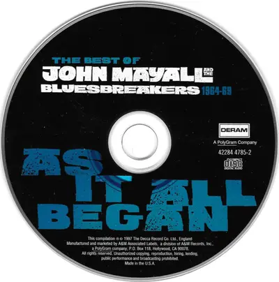 John Mayall & The Bluesbreakers - The Best Of John Mayall And The Bluesbreakers - As It All Began 1964-69-2