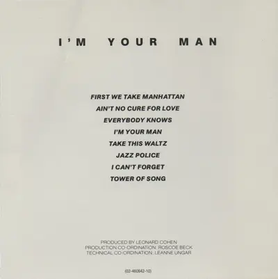 Leonard Cohen - I'm Your Man