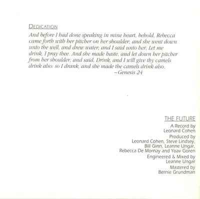 Leonard Cohen - The Future-5