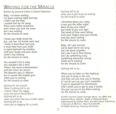 Leonard Cohen - The Future-7