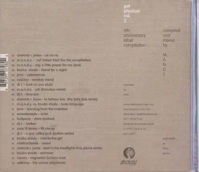 M.A.N.D.Y. - Get Physical Vol. II (4th Anniversary Label Compilation)-1
