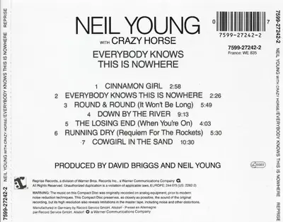 Neil Young With Crazy Horse - Everybody Knows This Is Nowhere-1
