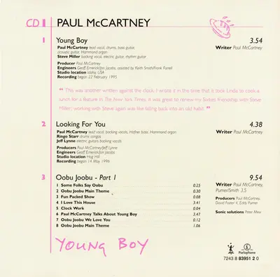 Paul McCartney - Young Boy-3