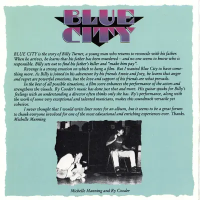 Ry Cooder - Blue City (Motion Picture Soundtrack)-8