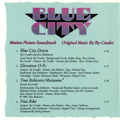 Ry Cooder - Blue City (Motion Picture Soundtrack)-5