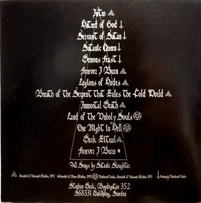 Satanic Slaughter - Land Of The Unholy Souls-1