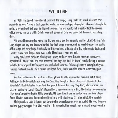 Thin Lizzy - Wild One - The Very Best Of Thin Lizzy-7