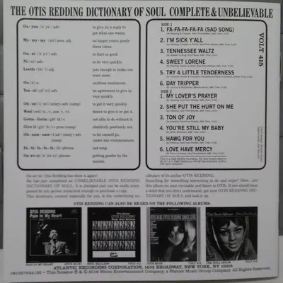 Otis Redding - Complete & Unbelievable...The Otis Redding Dictionary Of Soul - 50th Anniversary Edition-4