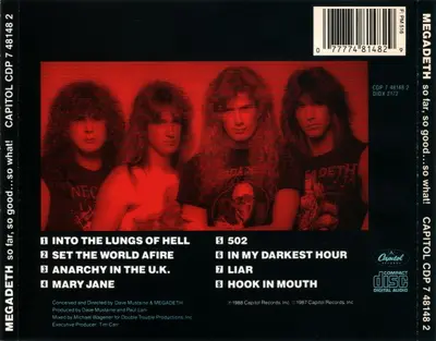 Megadeth - So Far, So Good...So What !-1