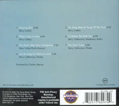 Terry Callier - What Color Is Love