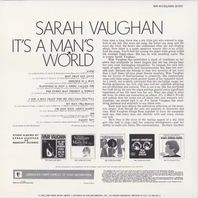 Sarah Vaughan - It's A Man's World-1