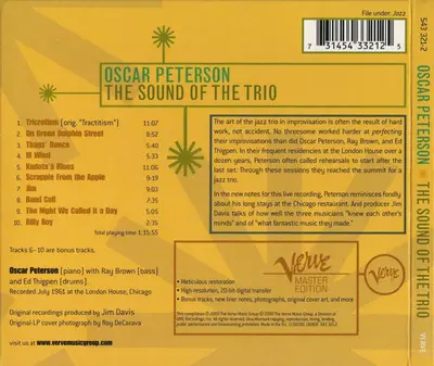 Oscar Peterson - The Sound Of The Trio-1