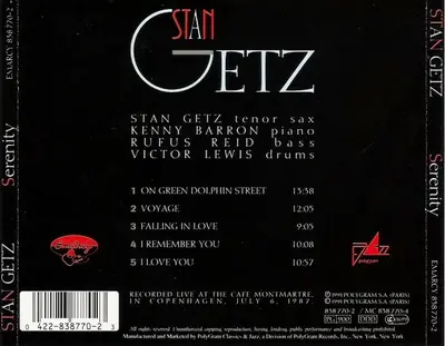 Stan Getz - Serenity-1